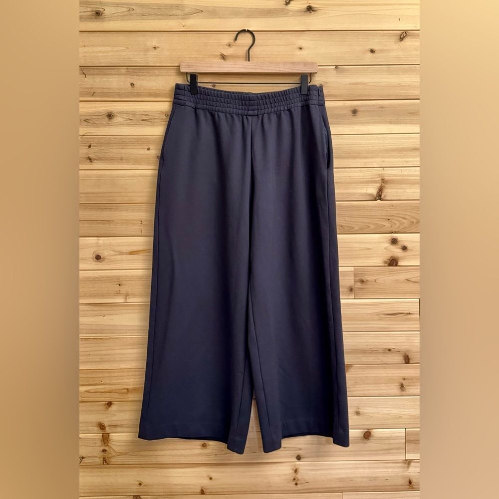 Roucha Size C (12-14) Rayon Cotton Blend Elastic Waistband Wide Leg Paxey Pants